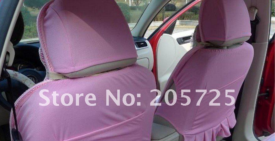 Wholesale cheap Full set Kitty Plush Universal auto car seat covers for all normal sized Car makes and EMS/DHL free shipping Wholesale cheap Full set Kitty Plush Universal auto car seat covers for all normal sized Car makes and EMS/DHL free shipping