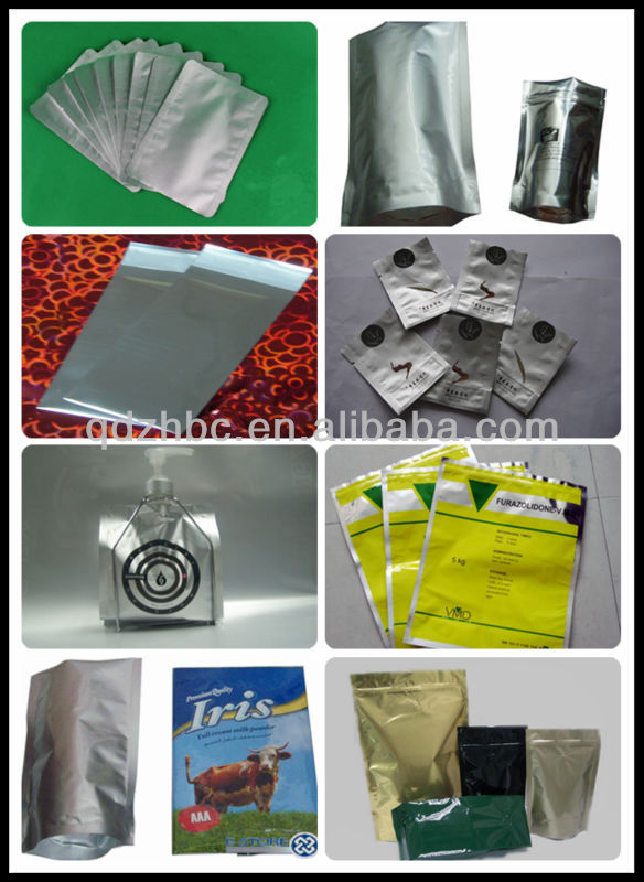 Aluminum foil custom resealable doypack pouch