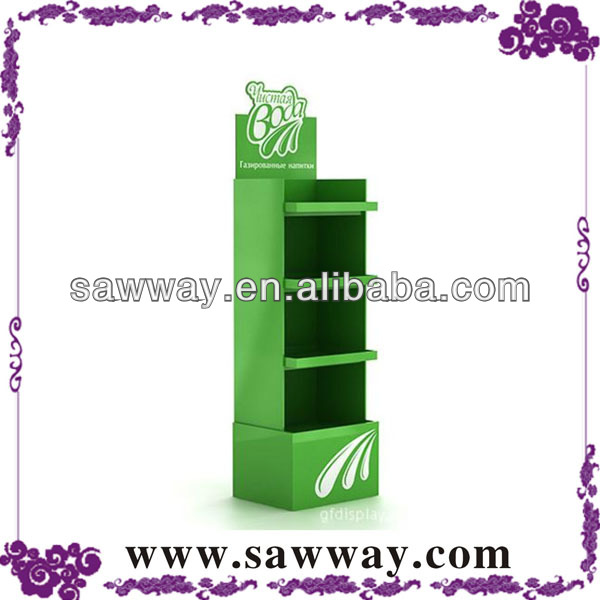 Cardboard Chewing Gum Corrugated Display Stand Paper Chewing Gum Display