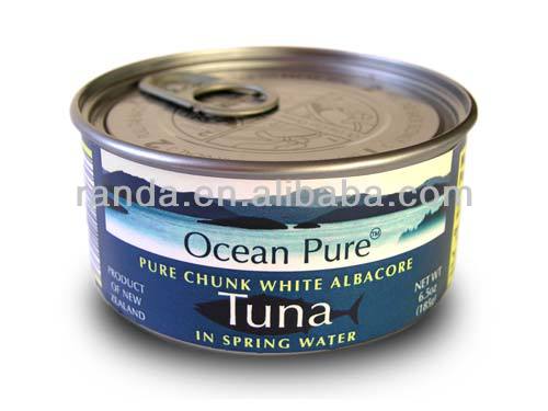 Empty tin cans - canned tuna