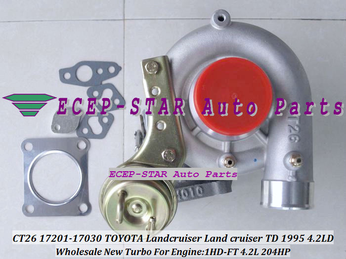 CT26 17201-17030 Landcruiser TD 1HD-FT 4.2L 167HP 1995 turbocharger