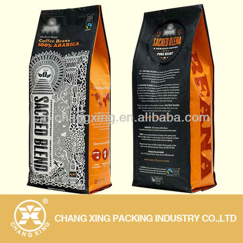 side gusset ground coffee tea bag(21 year coffee packaging supplier