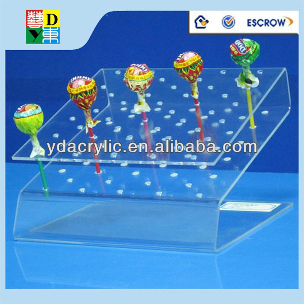 Good Quality Acrylic Lollipop Display Stand/Crystal Clear Acrylic Cake
