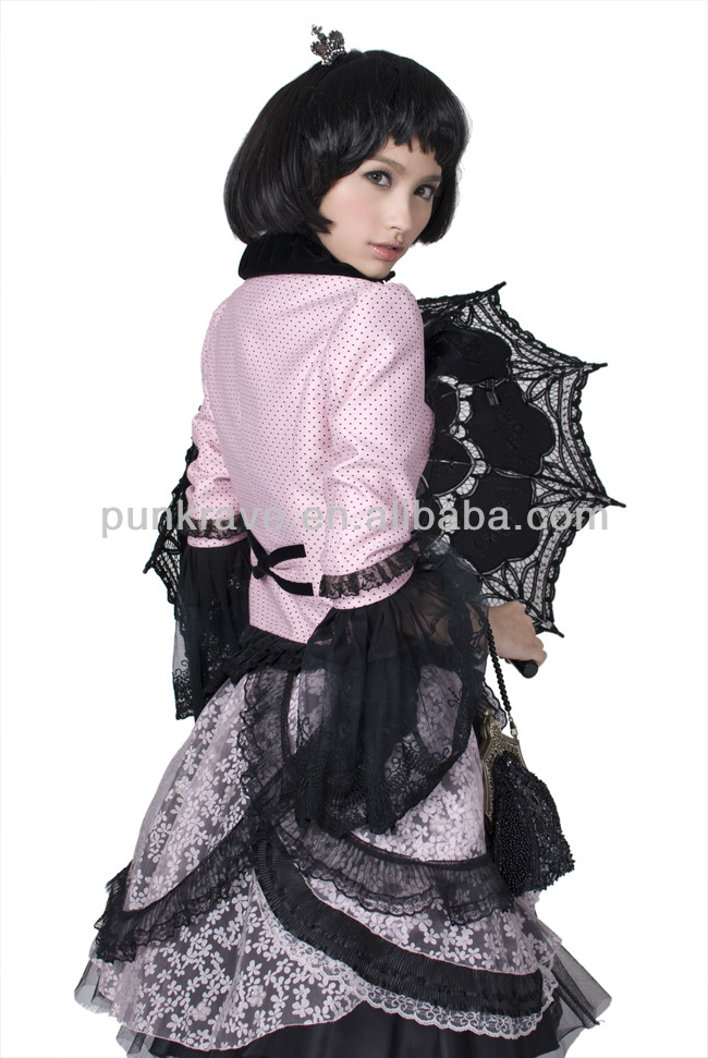 トップスロリータly-002pyonpyon/スリムシャツ/短いアウター工場卸売価格問屋・仕入れ・卸・卸売り