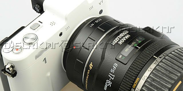 Lens Adapter Ring For Canon EOS EF EF-S Lens and Nikon V1 J1 1 Mount Adapter