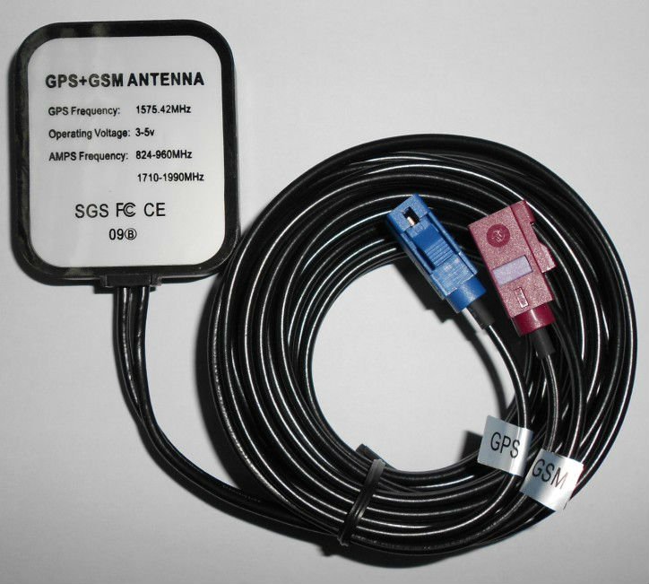 3mケーブルSMAのコネクターが付いているGPS+GSMのアンテナ組合せのアンテナ仕入れ・メーカー・工場