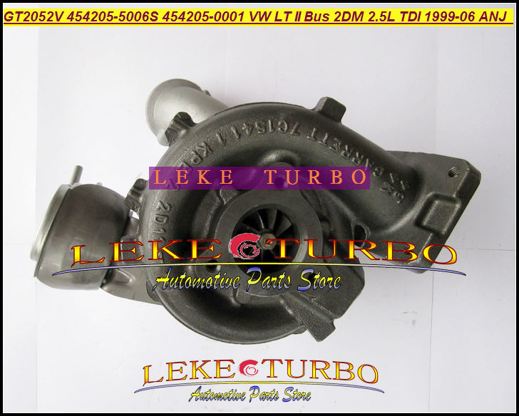 GT2052V 454205-5006S 454205-0001 Turbo Turbocharger For  VW LT II Bus 2DM 2.5L TDI 1999-06 ANJ 108HP (5)