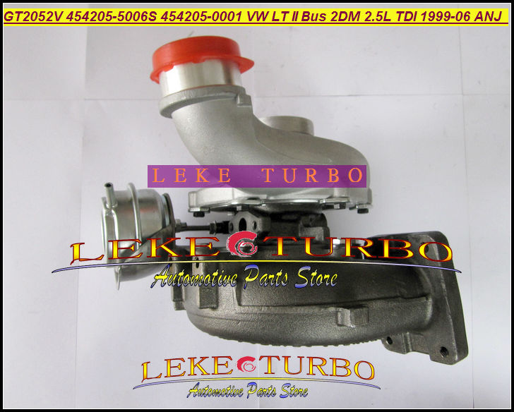 GT2052V 454205-5006S 454205-0001 Turbo Turbocharger For  VW LT II Bus 2DM 2.5L TDI 1999-06 ANJ 108HP