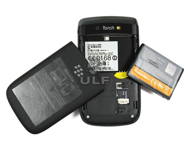 Reemplazar de la bateria 800 blackberry 9800