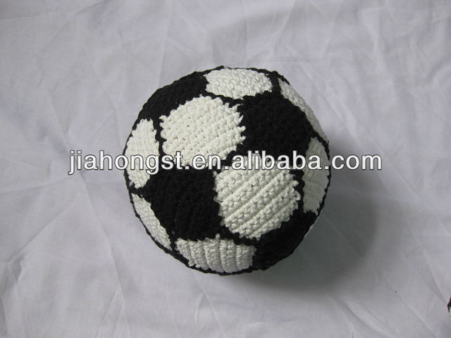 ハンドメイドのかぎ針編みはフットボールのサッカーの記念品を詰めた問屋・仕入れ・卸・卸売り