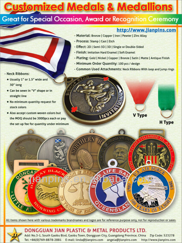 新しいデザイン2015高品質のスポーツの金属の金メダル問屋・仕入れ・卸・卸売り