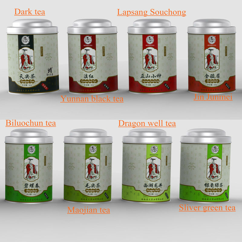 2014 new spring package tea small canned gift tea biluochun with high fragrant