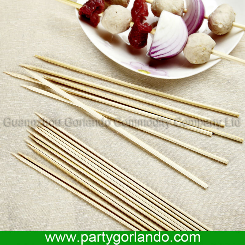 Newest customized marshmallow bamboo skewers