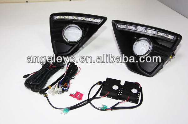 フォードフォーカス22009- 2011年間ledデイタイムランニングライトdrlledの霧twv1問屋・仕入れ・卸・卸売り