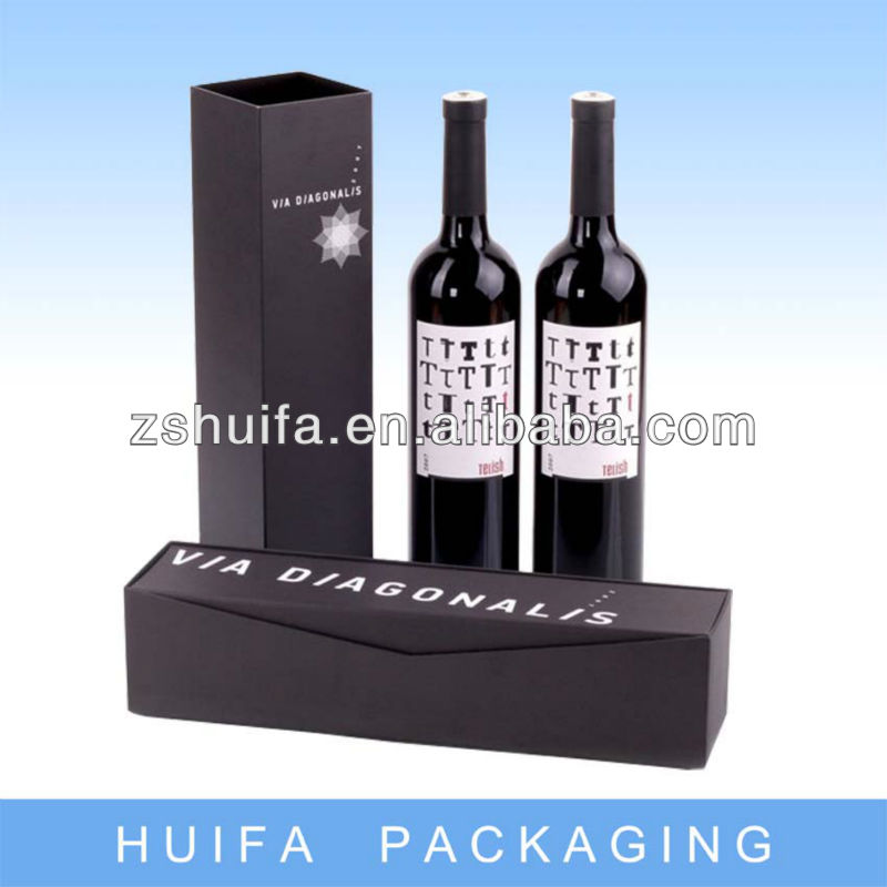 Custom cardboard red wine glass box with specification