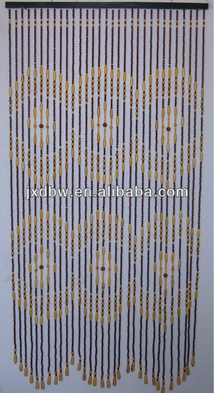 装飾的な木製ビーズドアカーテン中国風のカーテン問屋・仕入れ・卸・卸売り