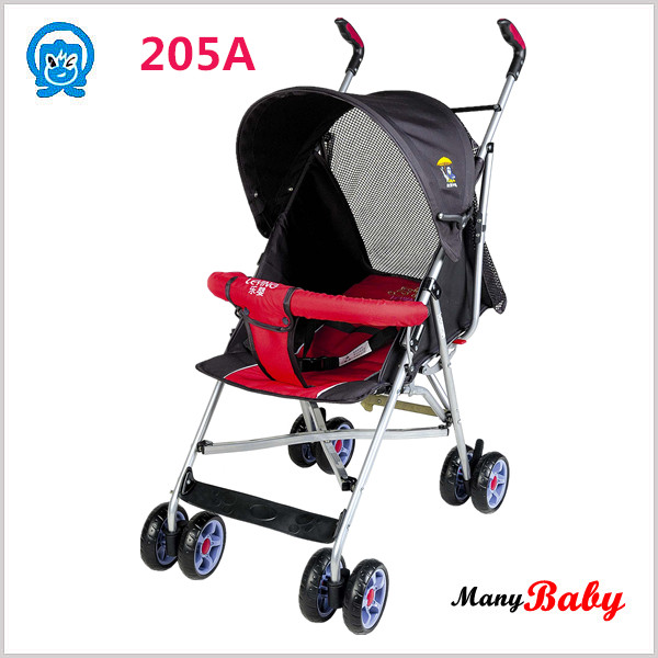205A baby stroller black and red.jpg