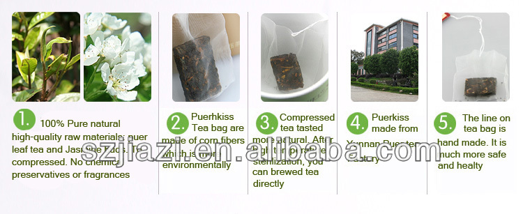 Puer Jasmine tea brands name