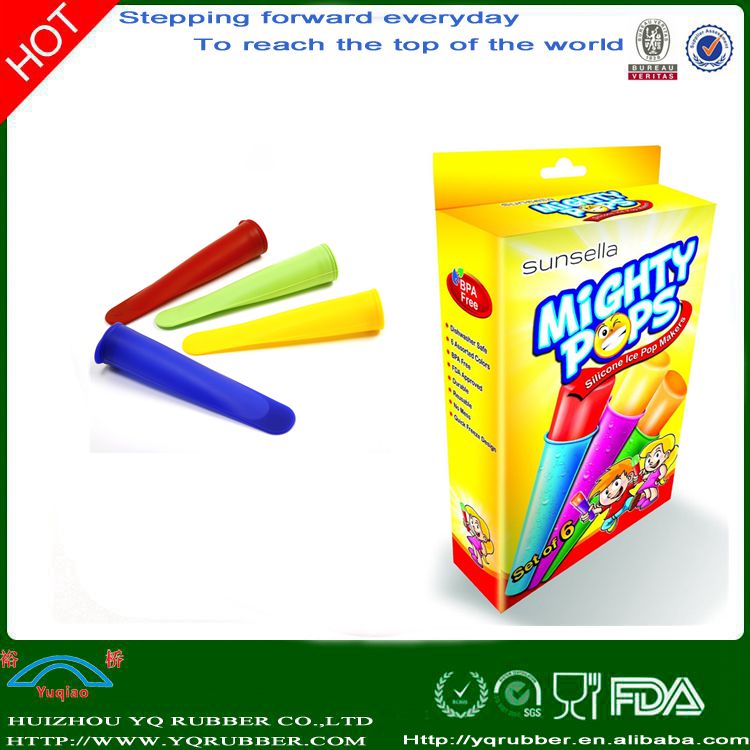 Summer Promotional Food grade colorful ice pop mould
