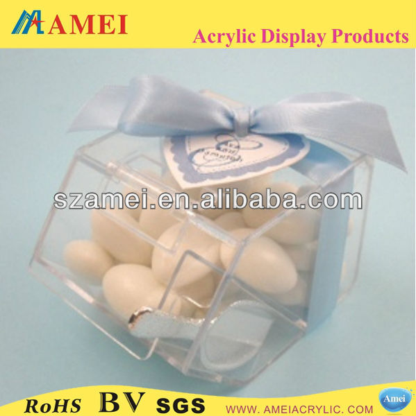 custom acrylic lollipop candy packaging box/acrylic lollipop candy
