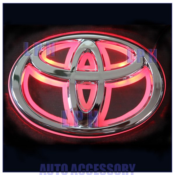 red led toyota emblem #2