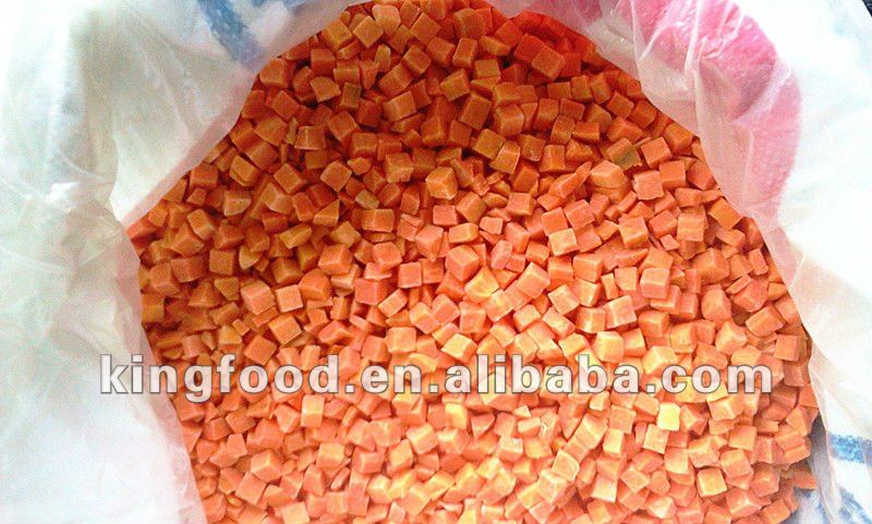 2012 new crop frozen carrot dice