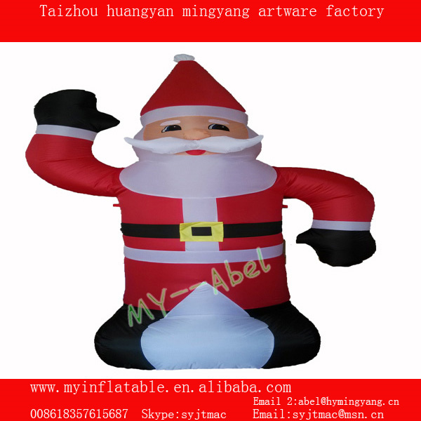 MY Inflatable christmas decoration pop up santa