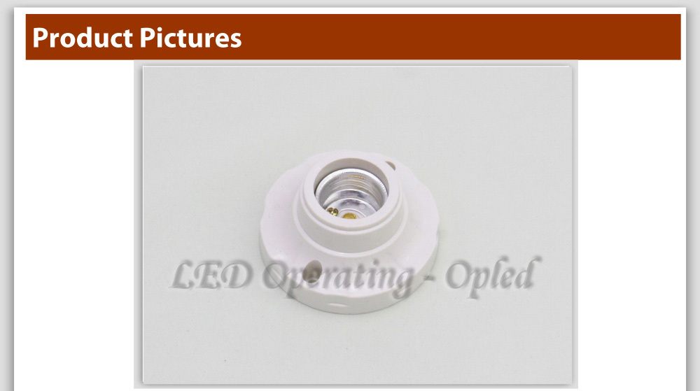 Купить сохранить 1шт высокого качества e27 цоколь для e27 привело лампа ...