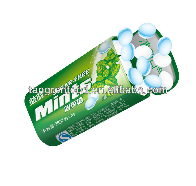 YIJIAN Sugar Free Press Mint Candy,mint tablet candy (28g)