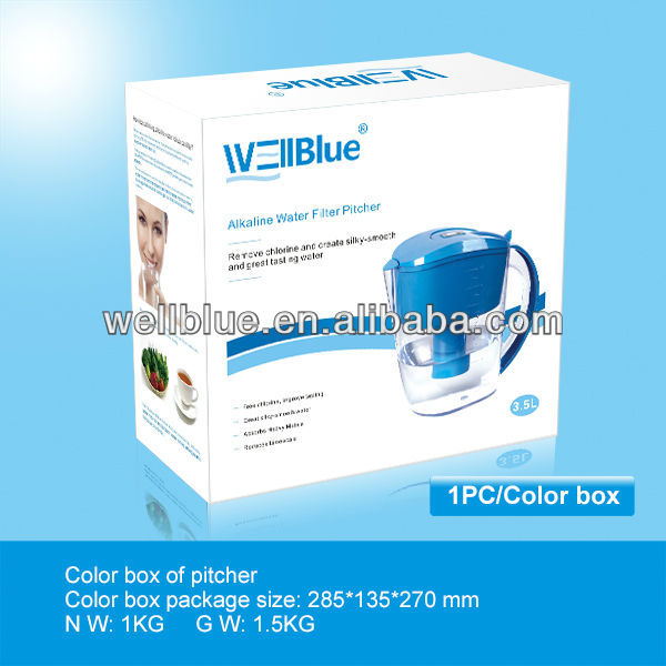 china water filter pitcher with alkaline water filters