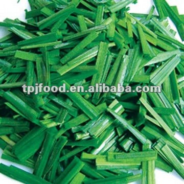 IQF leek pieces in high quality with FDA BRC,HALAL,KOSHER,HACCP