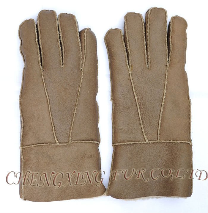 CX-A-31Bの本物の二重表面ヒツジの手袋の皮手袋問屋・仕入れ・卸・卸売り