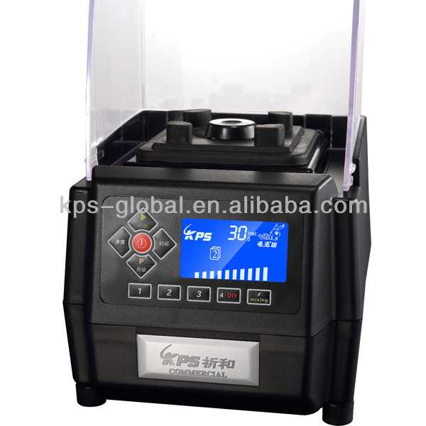 1500w sound cover LCD cafe Commercial smoothie Blender CE/ETL