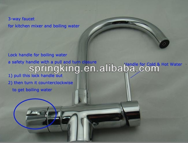 品質の真鍮沸騰水型タップとチャイルドロックundersink温水器のための問屋・仕入れ・卸・卸売り
