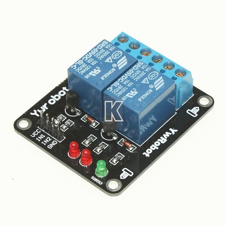 Freeshipping 5pcs/lot F481# Two 2 Channel 5V Relay Module Expansion Board For ARM PIC AVR MCU DSP