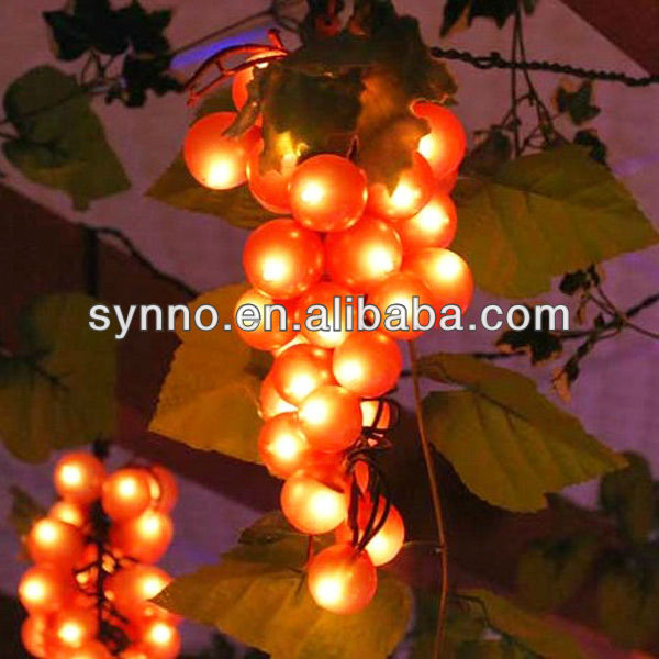 led grape cluster string lights