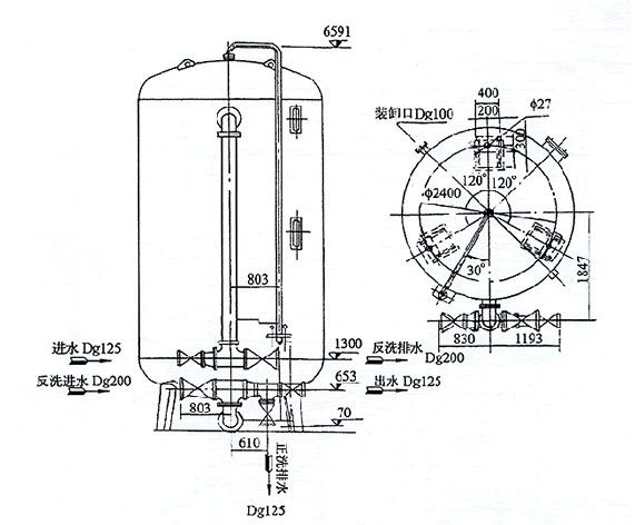 Coconut shell activated carbon Filter for Water Pretreatment