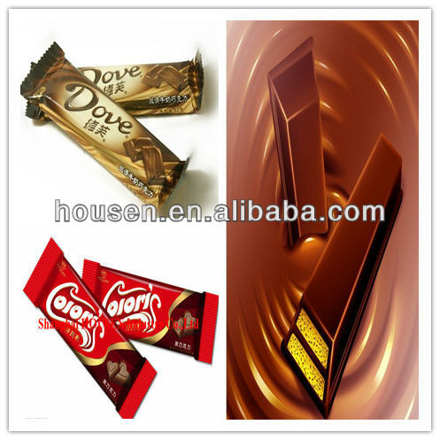 Automatic high speed chocolate bar packaging machine with CE certification