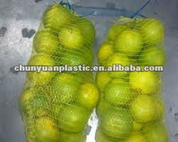 オレンジ色のメッシュ用不織布バッグ編まれたプラスチック製の野菜と果物の等級問屋・仕入れ・卸・卸売り