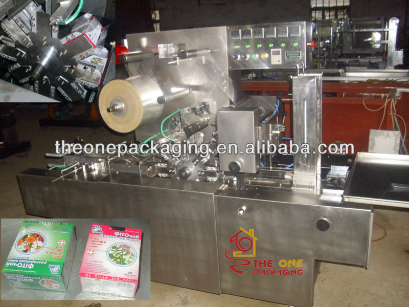 Automatic Cellophane Over Wrapping Machine used for loose poker card, pilot biscuit, Caramel Treats, wafer, chewing gum