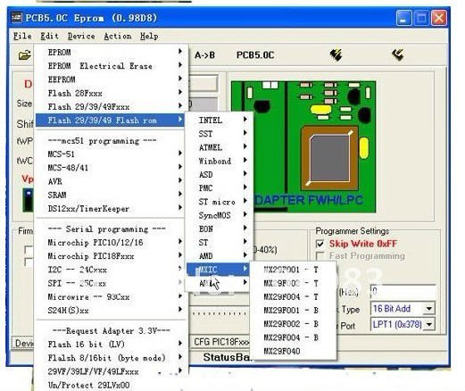 willem eprom pcb50 software update