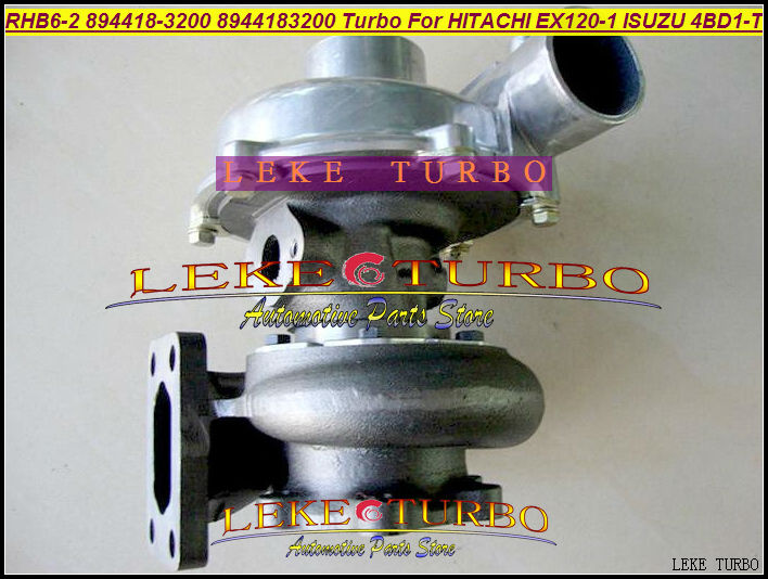 RHB6-2 894418-3200 8944183200 Turbo Turbine Turbocharger Fit For HITACHI EX120 EX120-1 with ISUZU 4BD1-T Engine- (1)