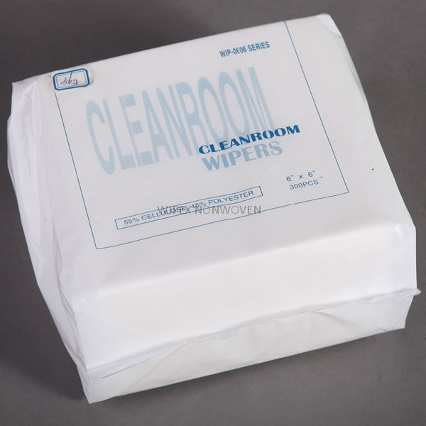 Most valuable disposable nonwoven microfiber cleanroom wipe