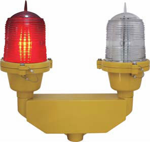 Ledベースのダブル航空障害灯テレコム用タワーの航空障害/ツイン航空障害灯のための航空機の警告問屋・仕入れ・卸・卸売り