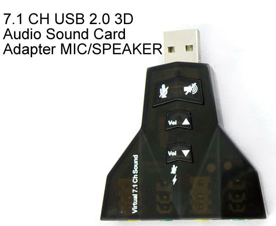 Usb仮想7.1- チャネルサウンドアダプタusbサウンドカード7.1問屋・仕入れ・卸・卸売り