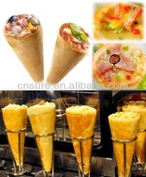 Pizza cone machine/cone pizza forming machine/PIZZA CONE MACHINE 4 cone maker