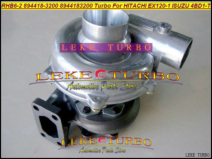 RHB6-2 894418-3200 8944183200 Turbo Turbine Turbocharger Fit For HITACHI EX120 EX120-1 with ISUZU 4BD1-T Engine- (2)