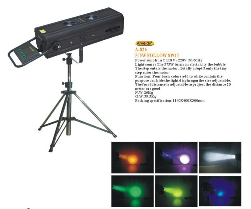 Professional 575W Follow Spot Light for sale