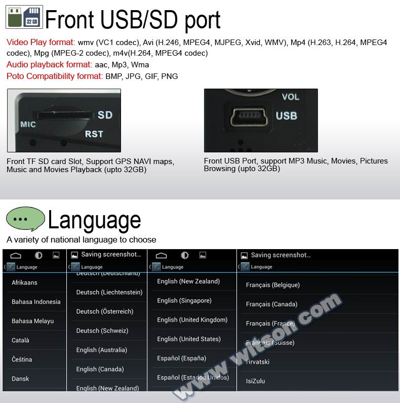 WITSON A8 チップセット 1 gb CPU gps ナビゲーション自動ラジオ車 dvd プレーヤー ため Universal double din car問屋・仕入れ・卸・卸売り