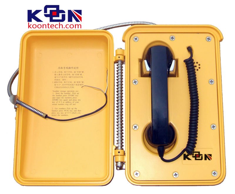 火災予防がある電話,黄色ドックの電話 KNSP-03T2J問屋・仕入れ・卸・卸売り